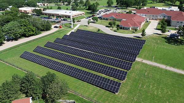 solar farm in Wichita