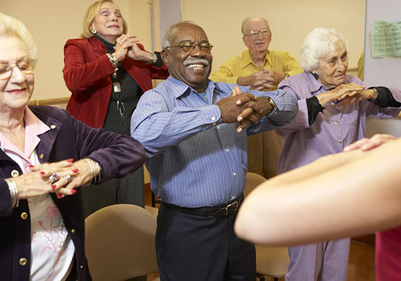 seniros in therapy