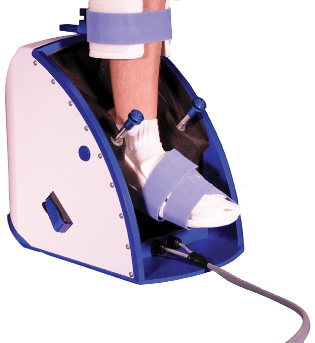 The Foot Mentor is designed to repetitively train foot and ankle control.