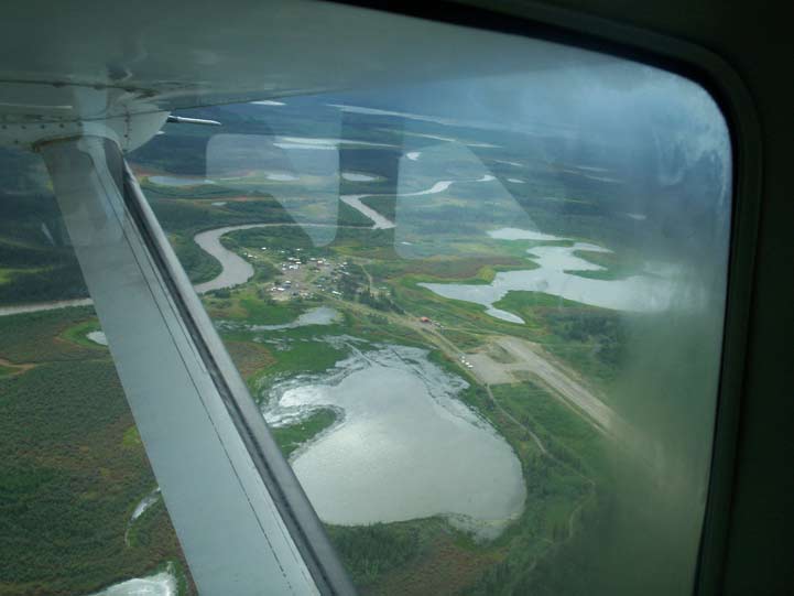 aerial view of Alaska