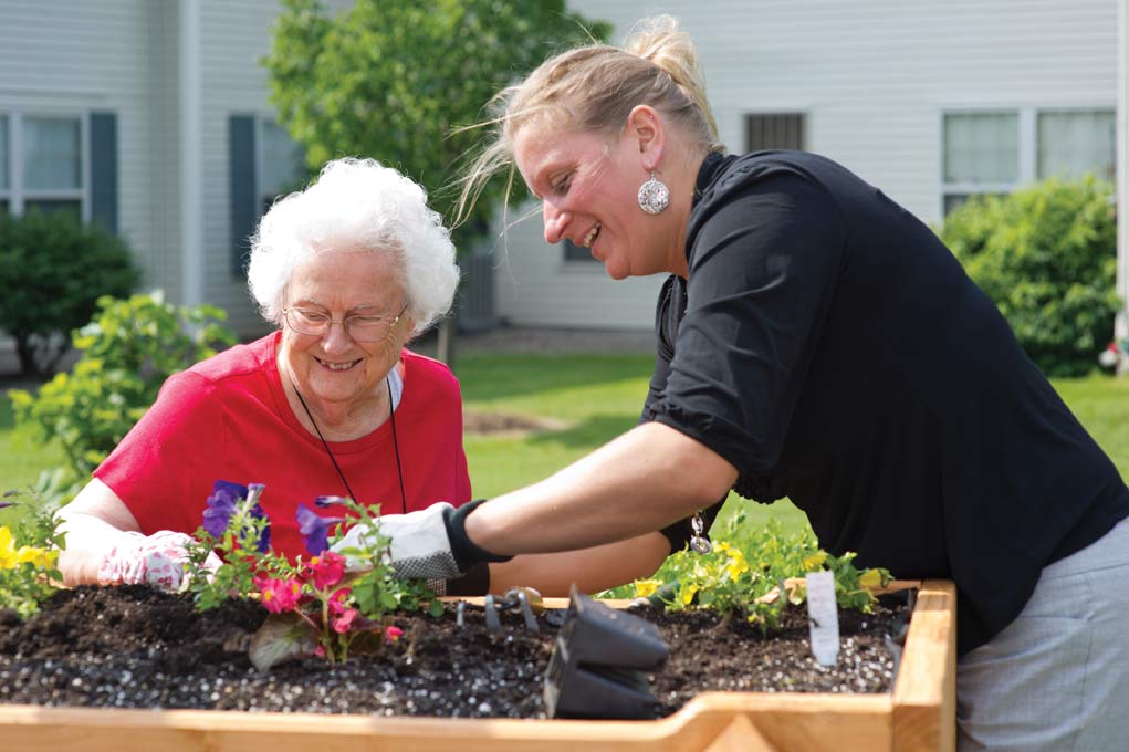 resident choosing activity