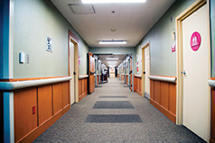 Corridor with natural daylight