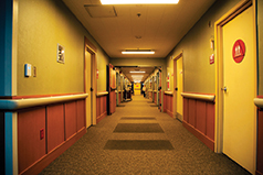 Corridor at night