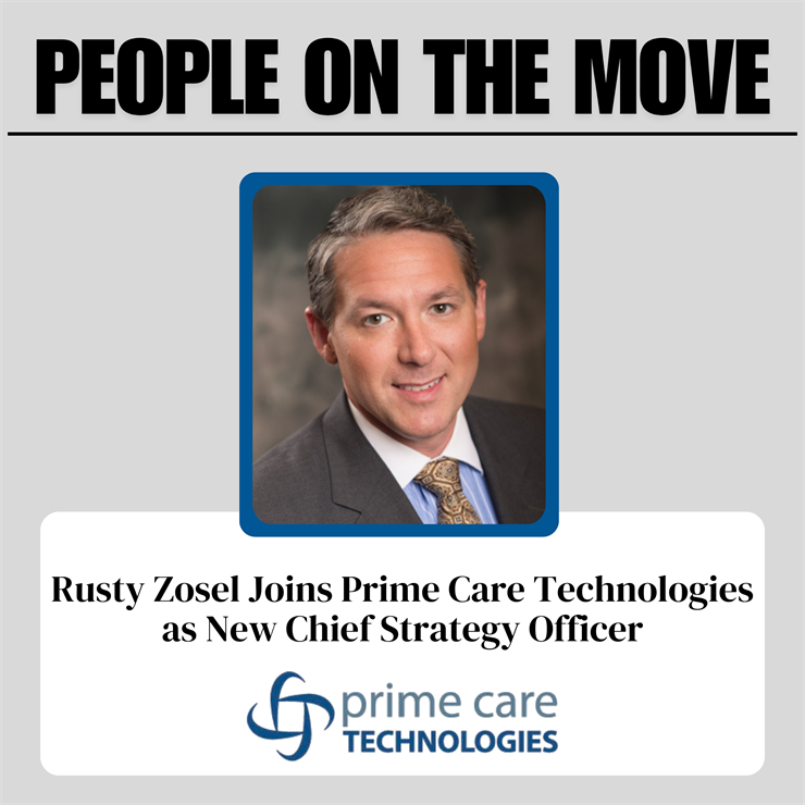 Rusty Zosel Joins Prime Care Technologies as New Chief Strategy Officer